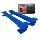 Balança de Gado Barra 85cm Digital Pesagem 4000kg Estabilização Peso